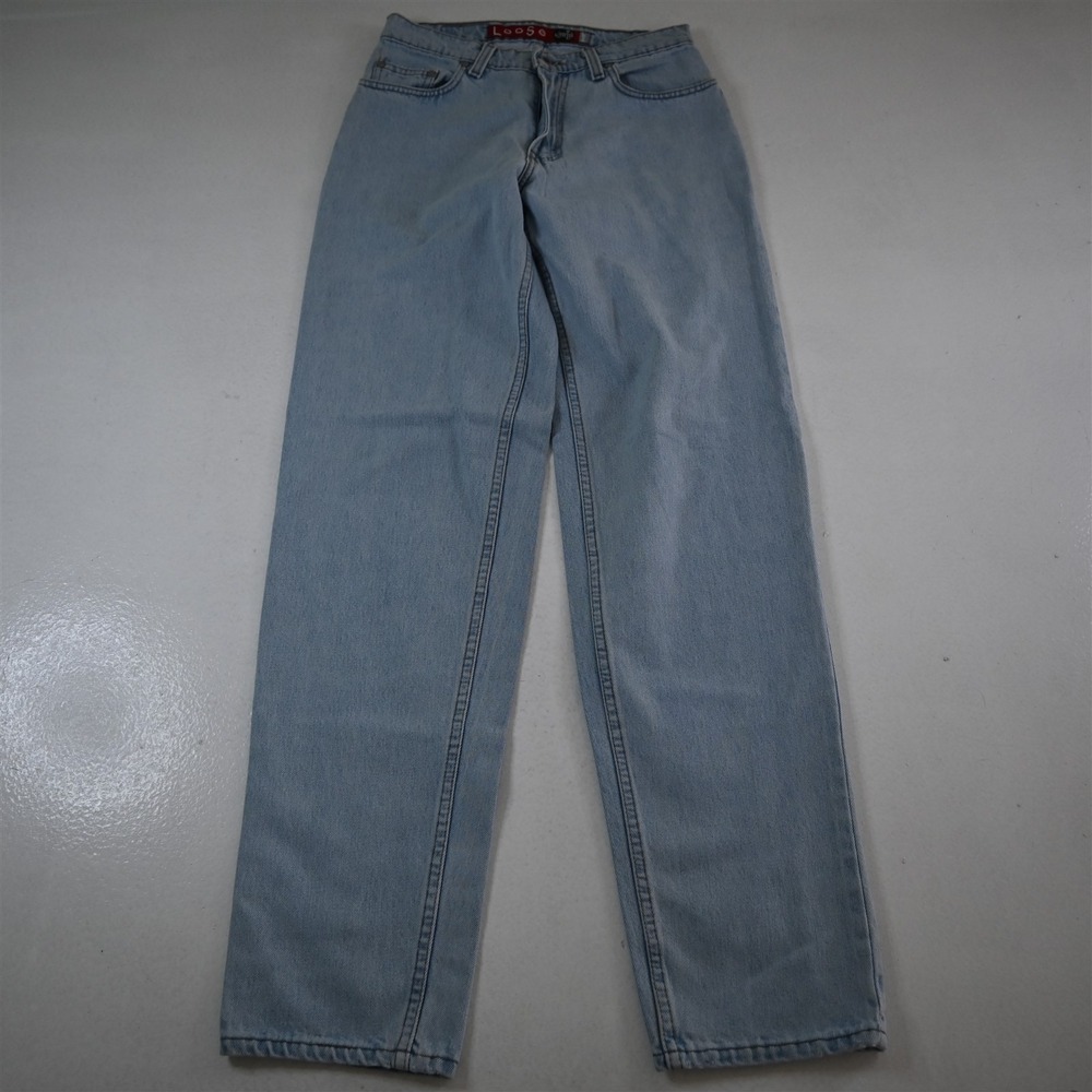 Vtg 90s Silvertab 29x34 Loose USA Made Zip Fly Light Stonewash Denim Mens Jeans‎